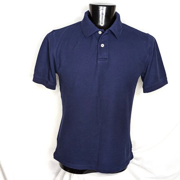 Saddlebred Men's Polo Shirt - Medium - Blue - Cotton - Picture 1 of 4